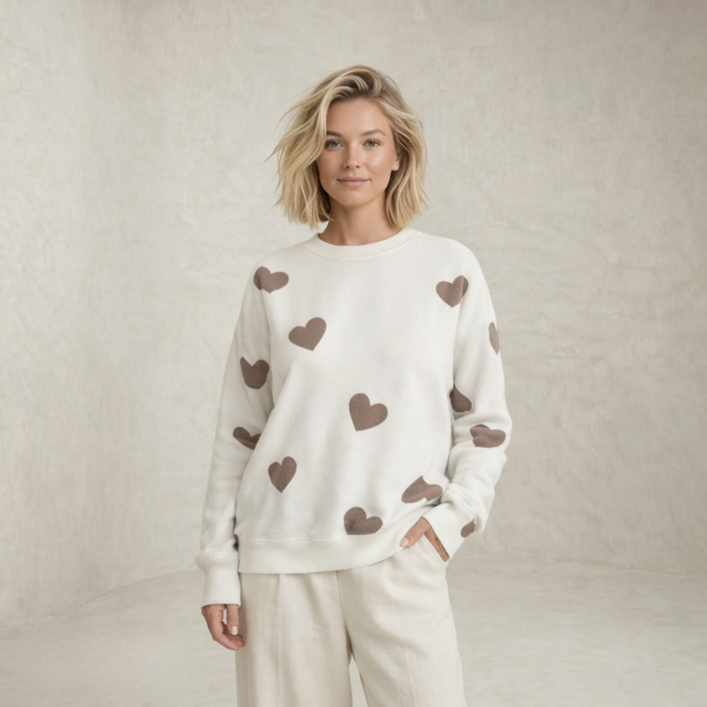 Hannah | Heart Detail Sweater