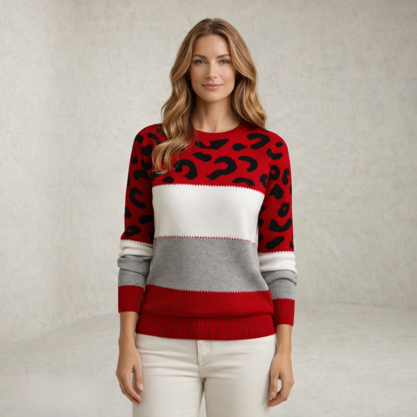 Nora | Animal Pattern Sweater
