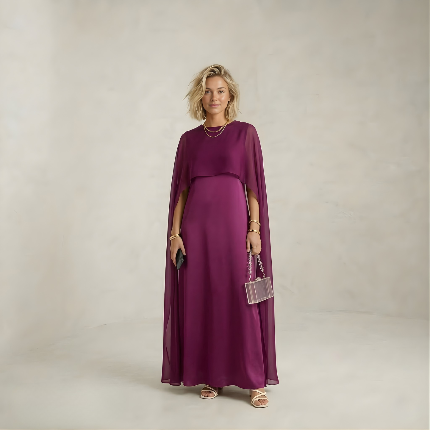Penelope | Cascading Silhouette Abaya