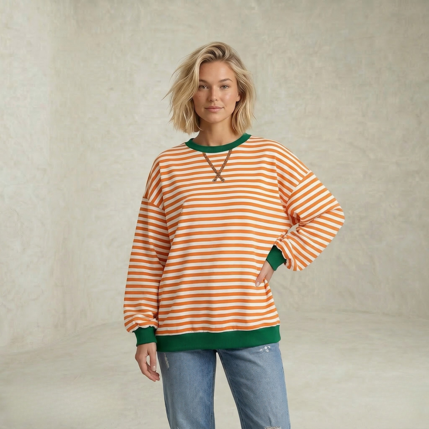 Barbara | Relaxed Striped Sweater