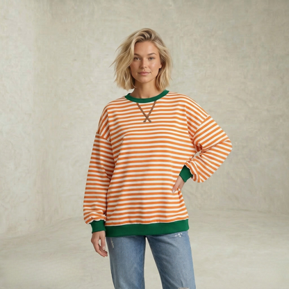 Barbara | Relaxed Striped Sweater
