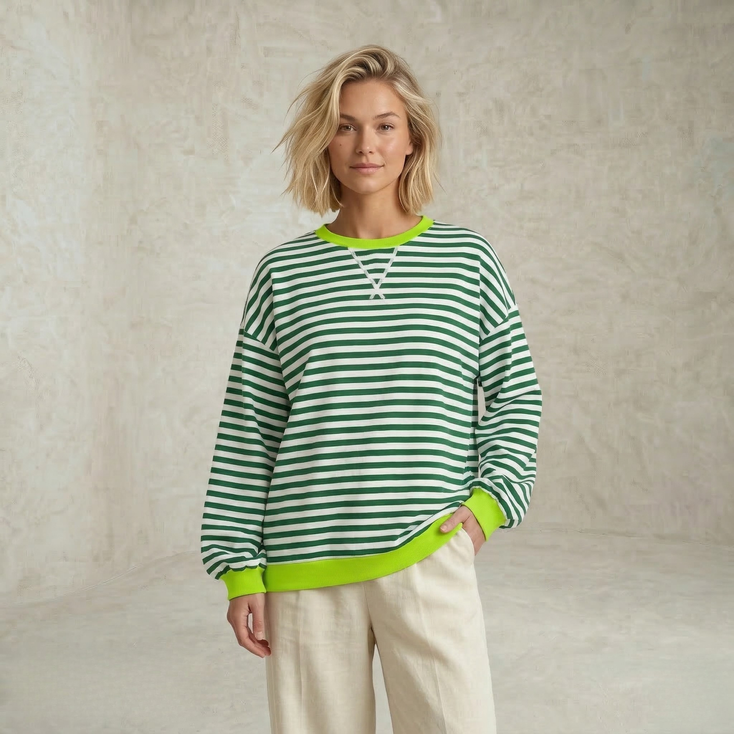 Barbara | Relaxed Striped Sweater