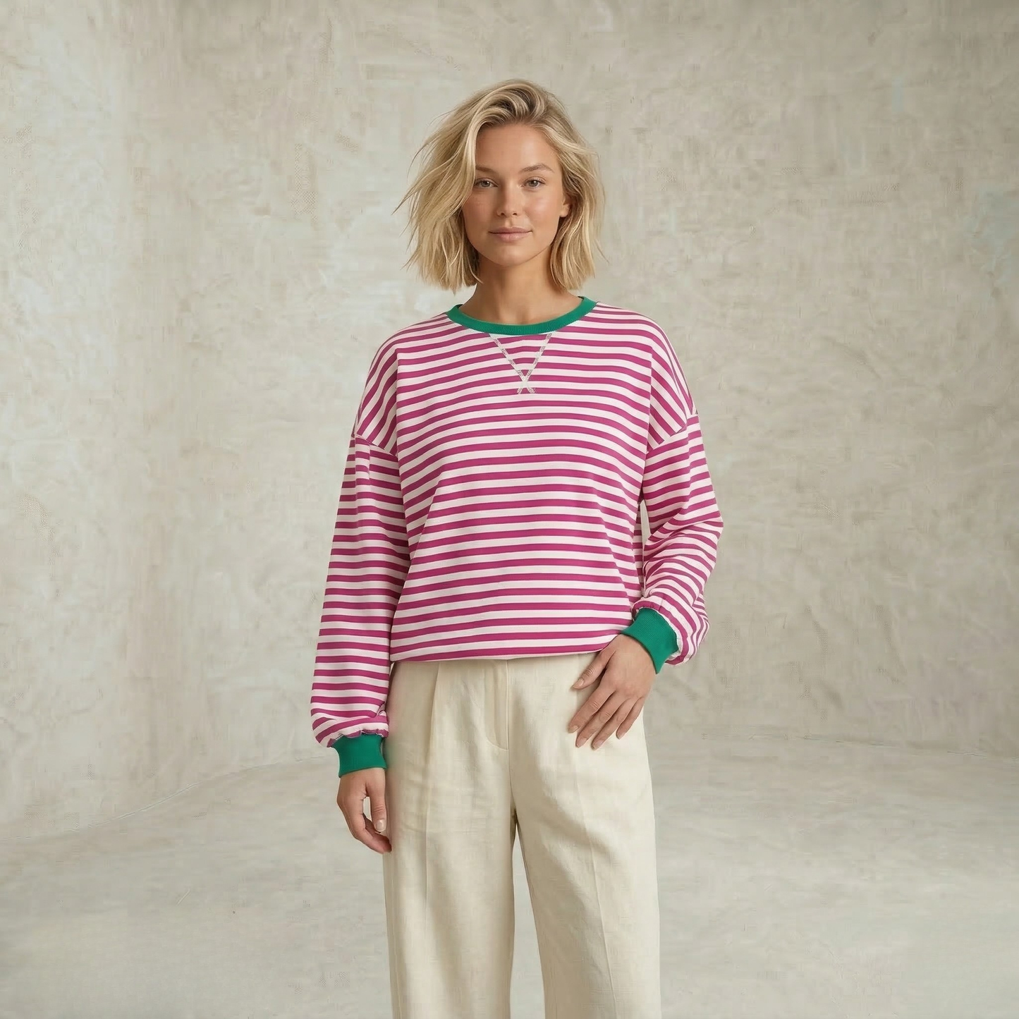 Barbara | Relaxed Striped Sweater