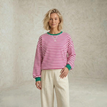 Barbara | Relaxed Striped Sweater