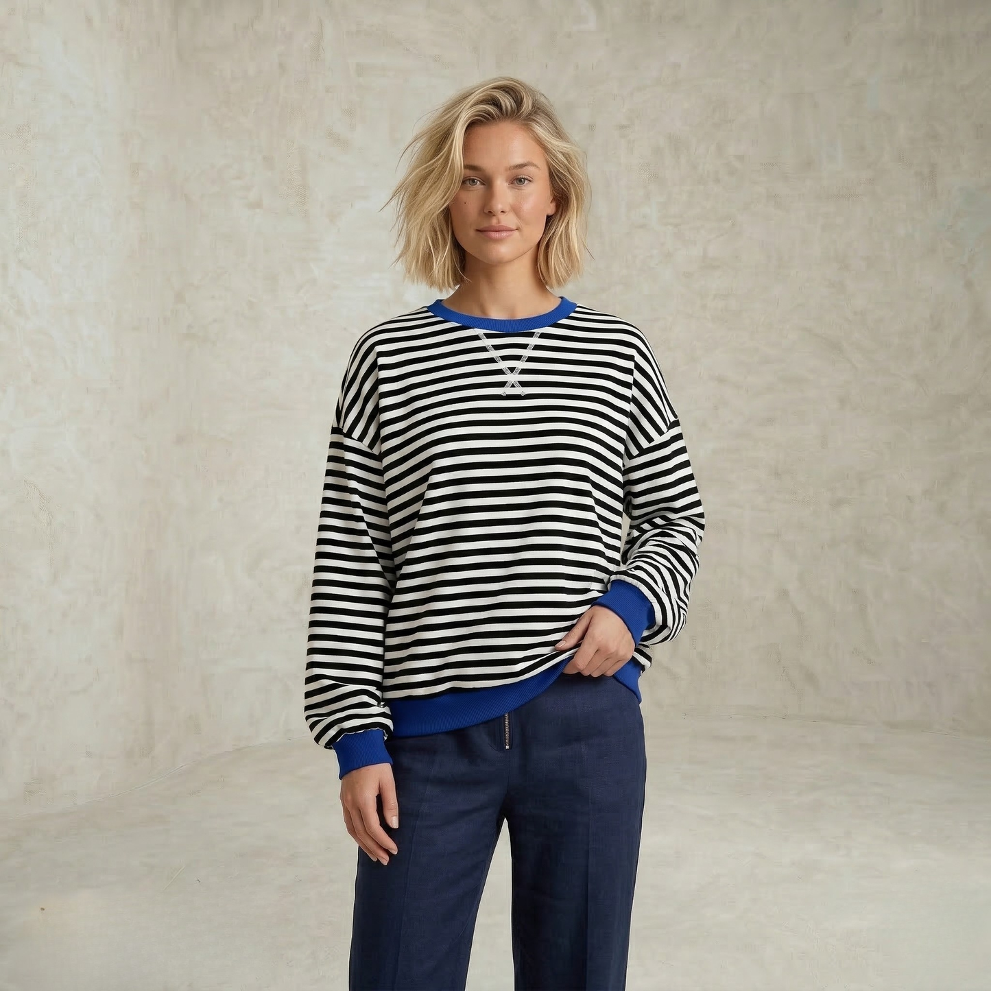 Barbara | Relaxed Striped Sweater