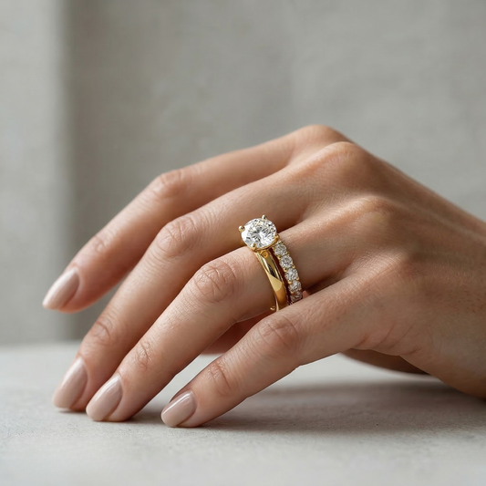 Claire | Gold-Plated Stackable Ring Set