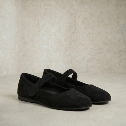 Claudia | Minimal Suede Flats
