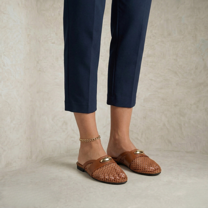 Daniela | Woven Detail Mules