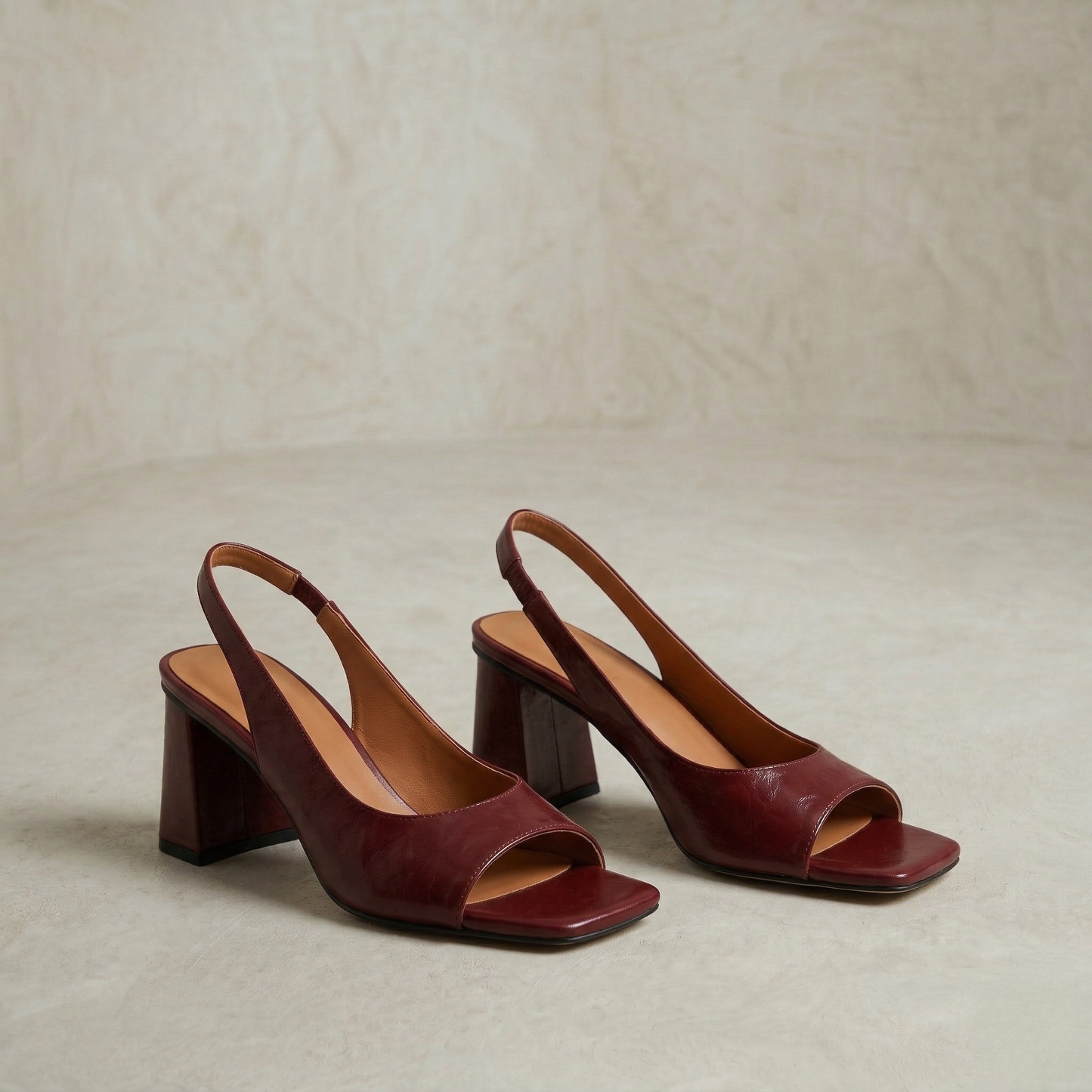 Elaine | Slingback Block Heels
