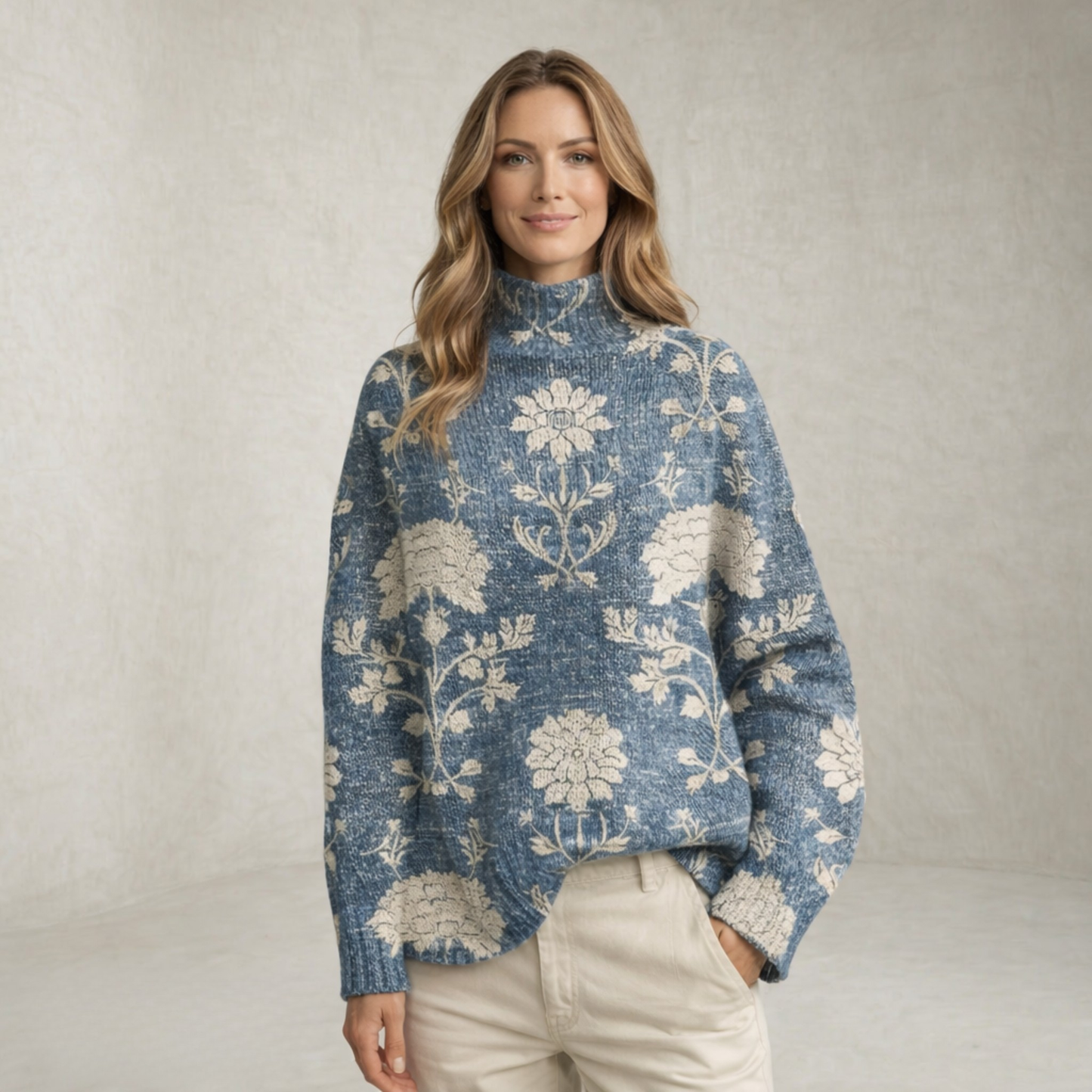 Elizabeth | Refined Turtleneck Knitted Sweater