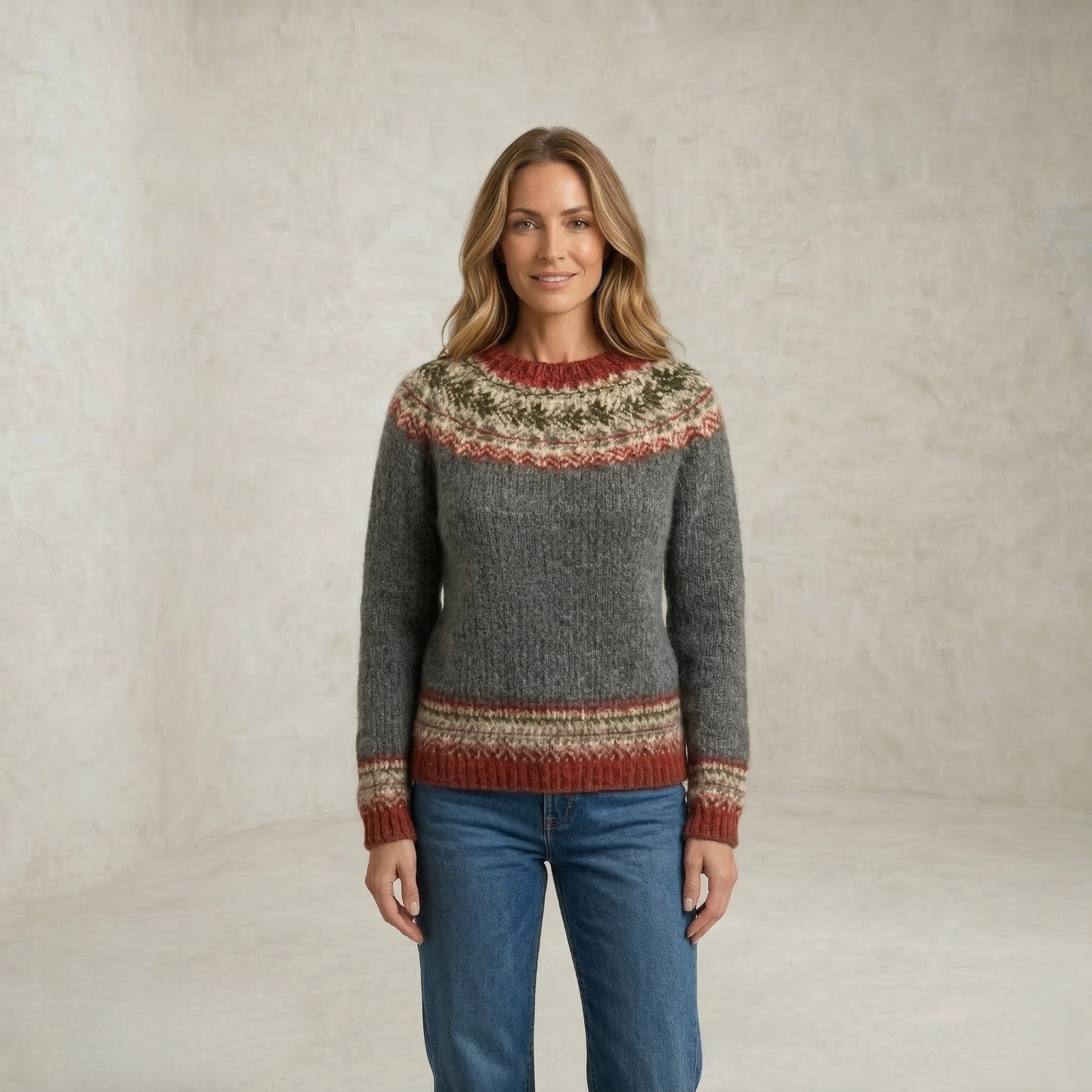 Emma | Heritage Pattern Sweater
