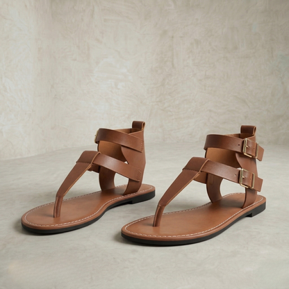 Estelle | Wraparound Leather Sandals