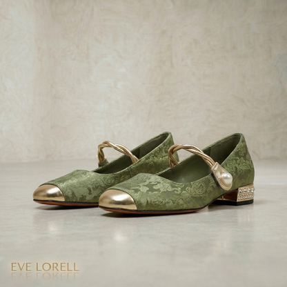 Eva | Pearl Accent Pumps