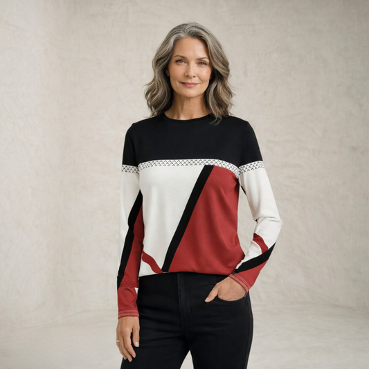 Grace | Color Block Sweater