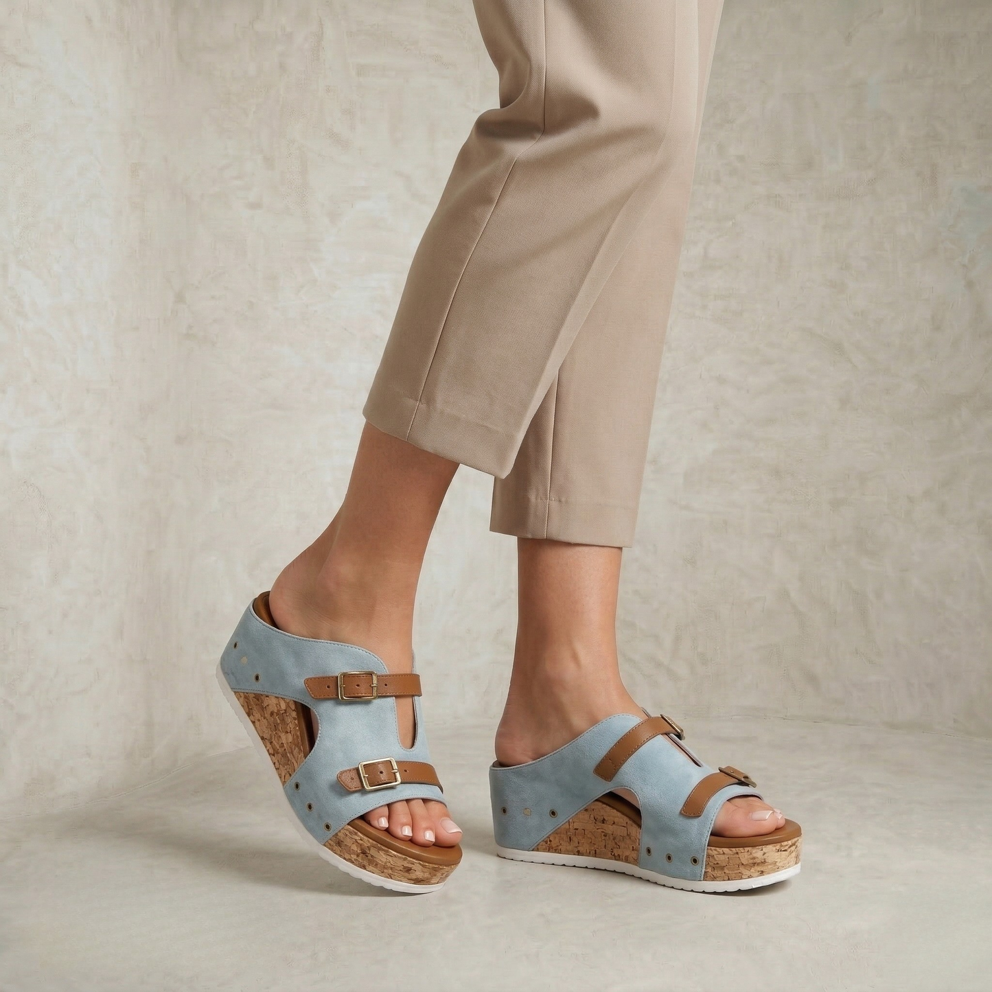 Greta | Double Buckle Sandals