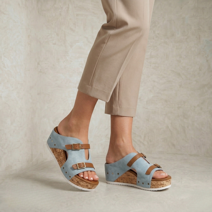 Greta | Double Buckle Sandals