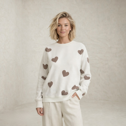 Hannah | Heart Detail Sweater