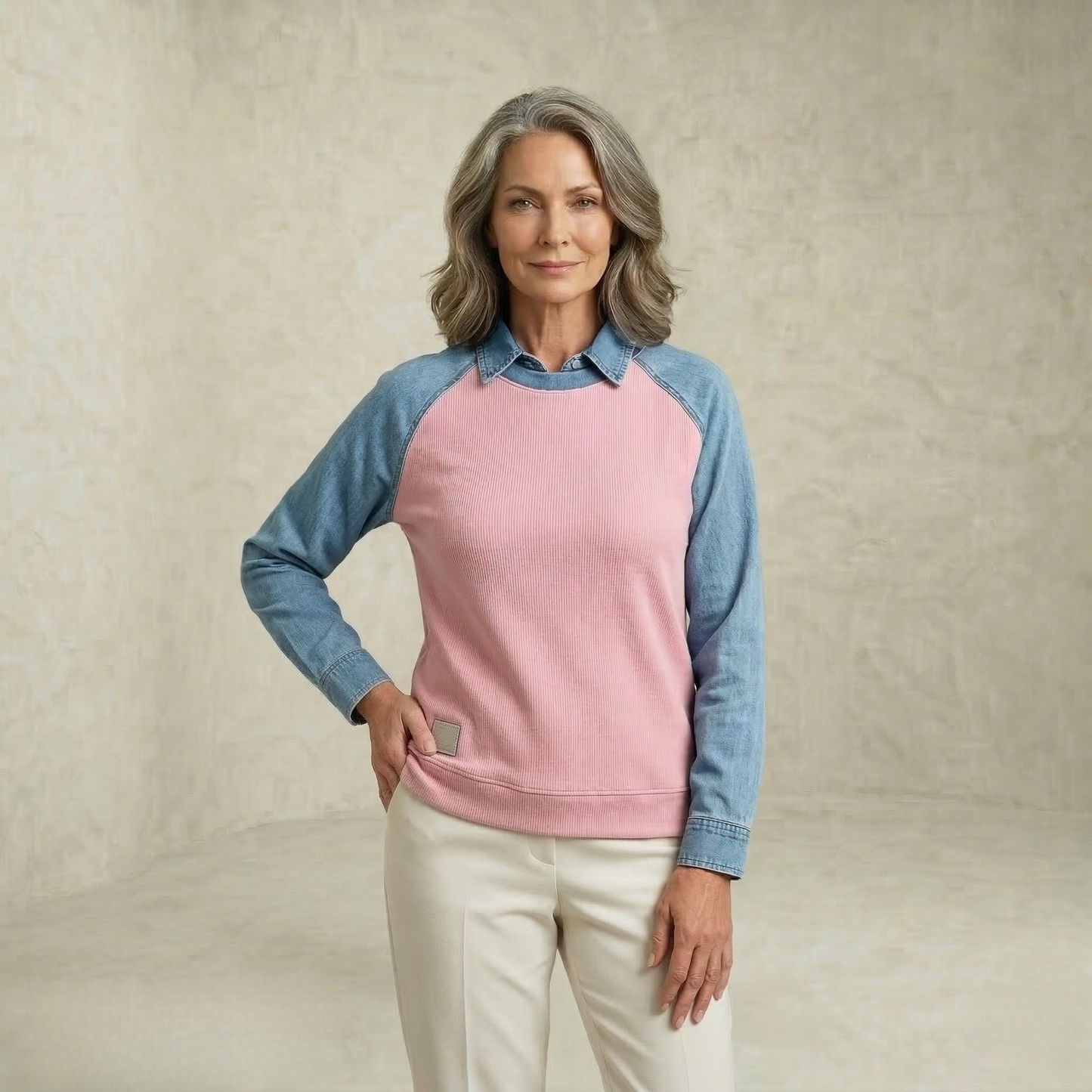 Harper | Collared Layered Sweater