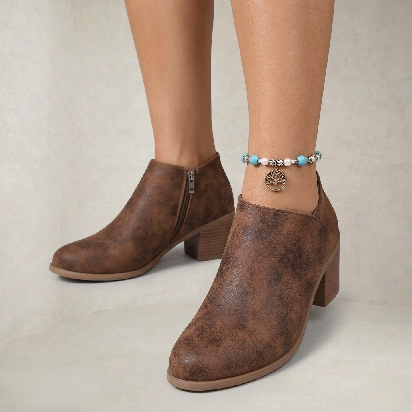 Honora | Soft Suede Side-Zip Ankle Boots