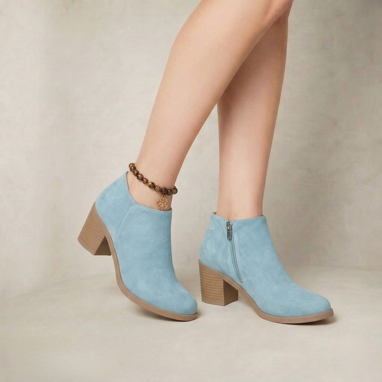 Honora | Soft Suede Side-Zip Ankle Boots