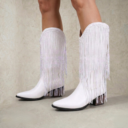 Iris | Fringe Detail Boots