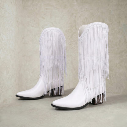 Iris | Fringe Detail Boots