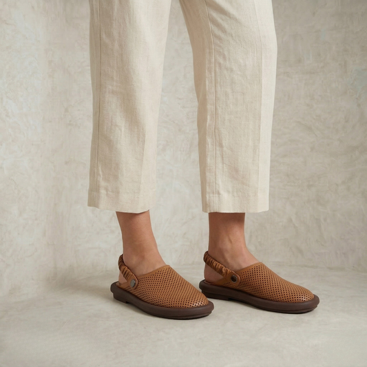Jasmine | Cushioned Leather Sandals