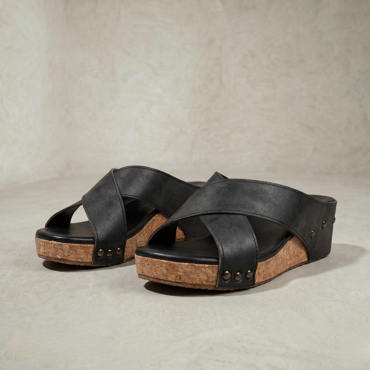 Joan | Cross Strap Sandals