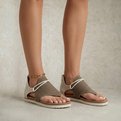 Karen | Relaxed Canvas Sandals