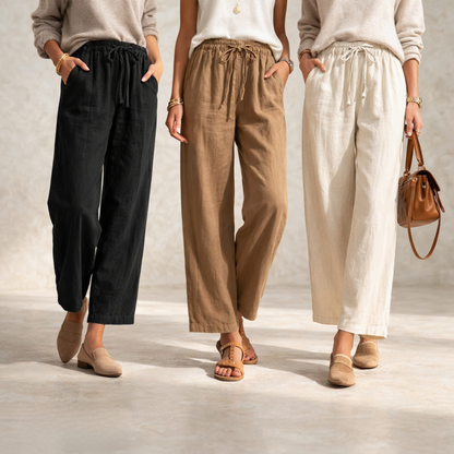 Karla | Airy Linen Trousers