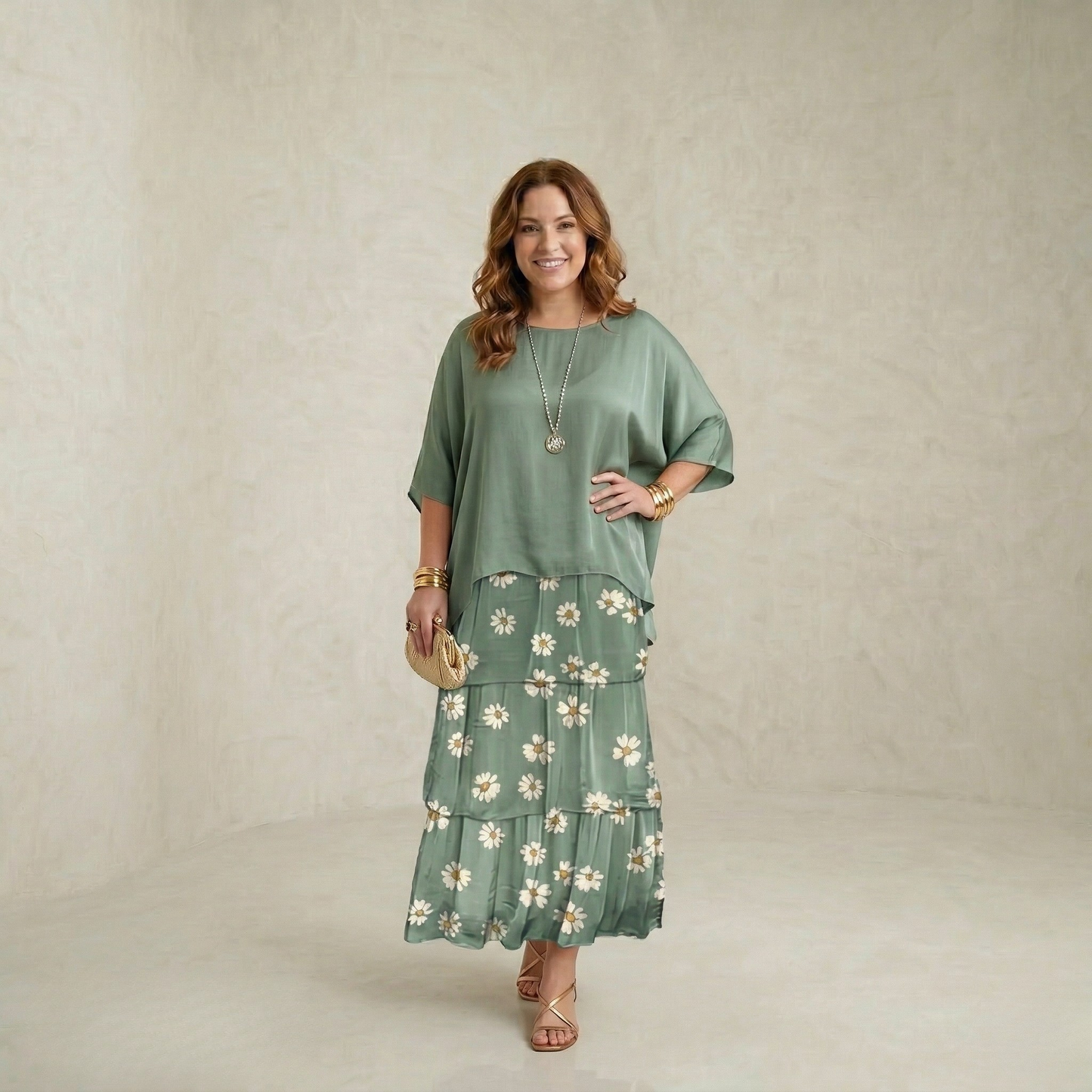 Katrina | Graceful Layered Maxi Dress