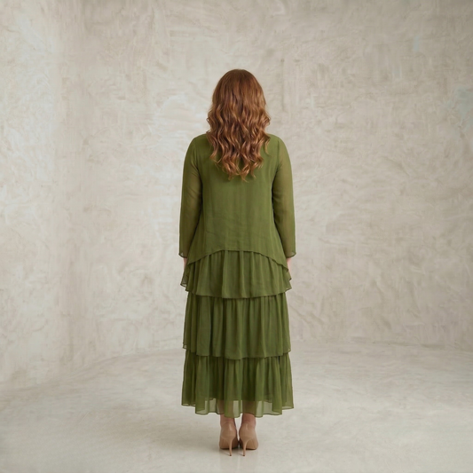 Katrina | Graceful Layered Maxi Dress