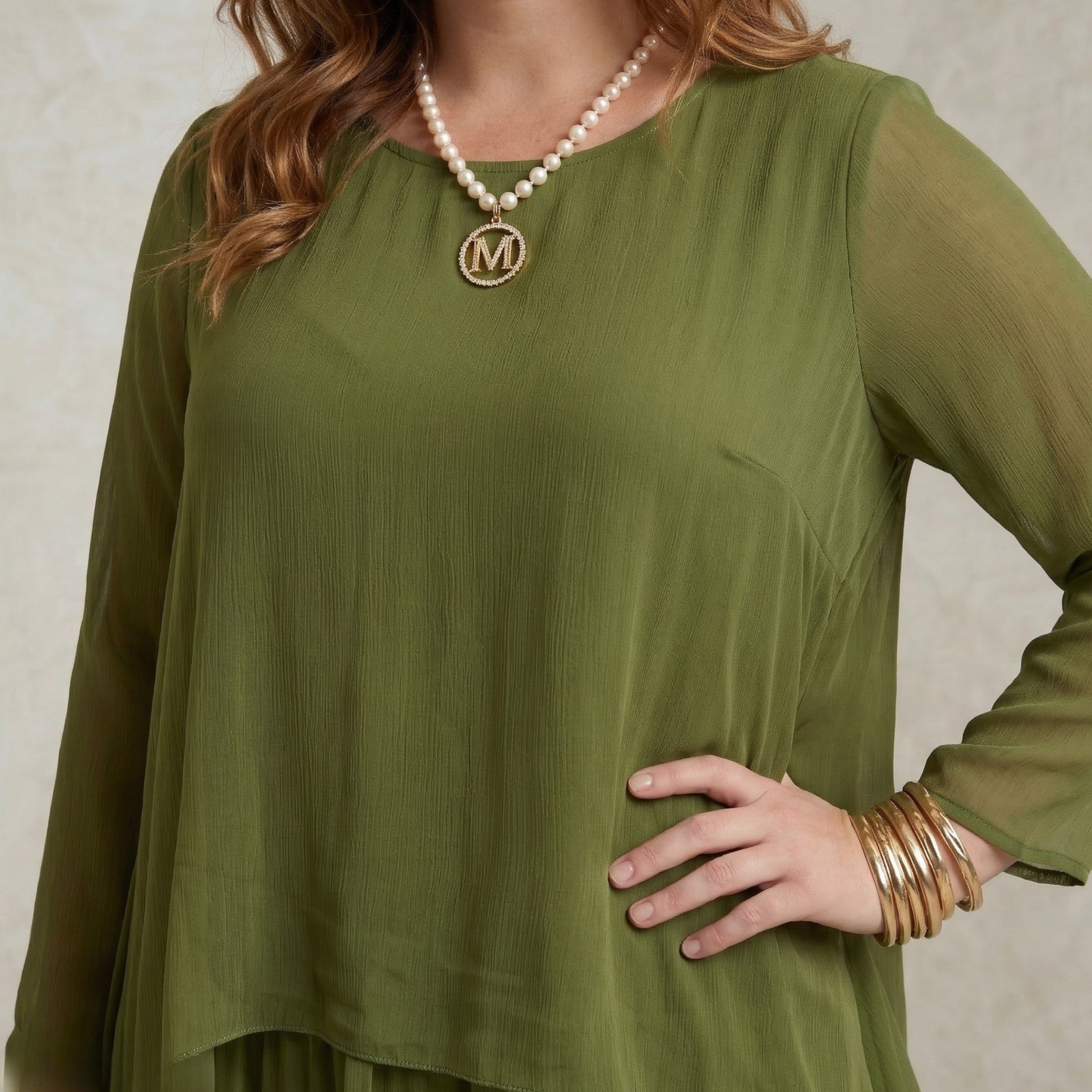 Katrina | Graceful Layered Maxi Dress