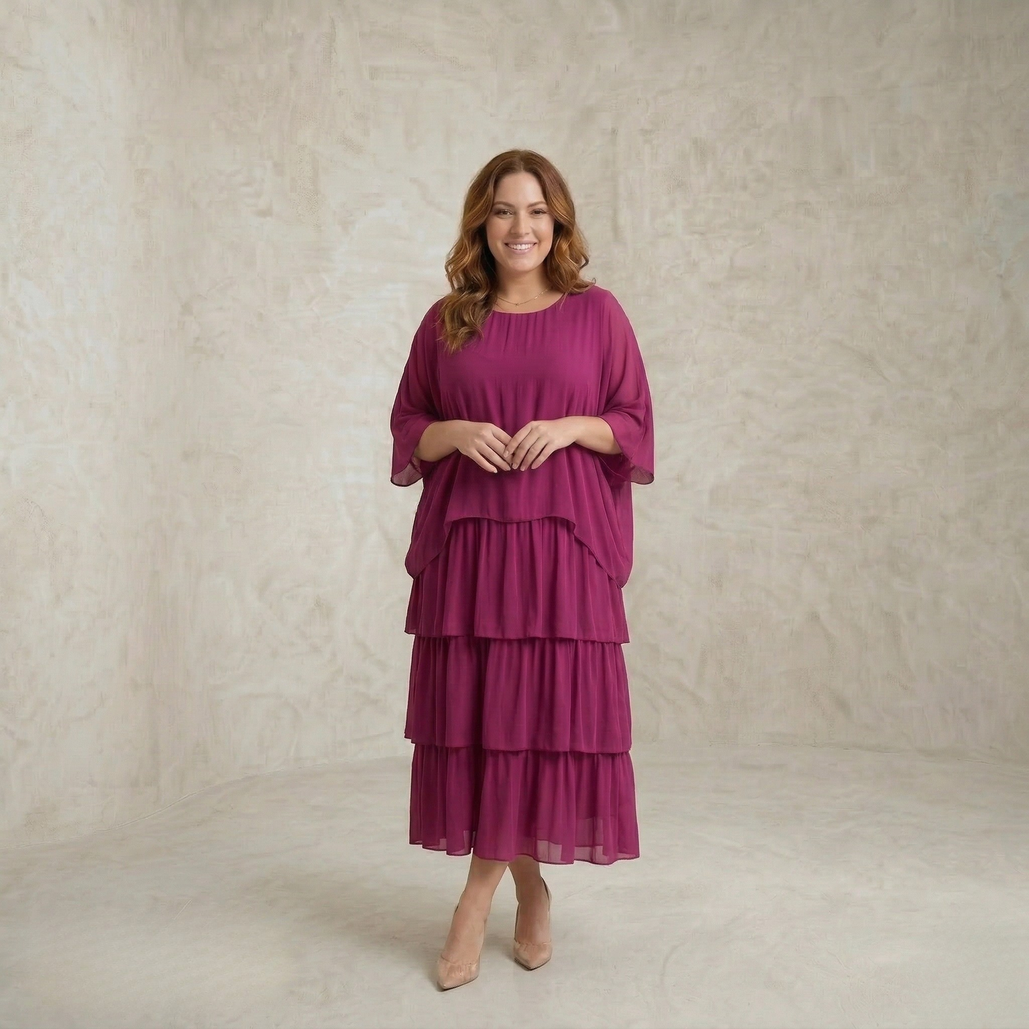 Katrina | Graceful Layered Maxi Dress