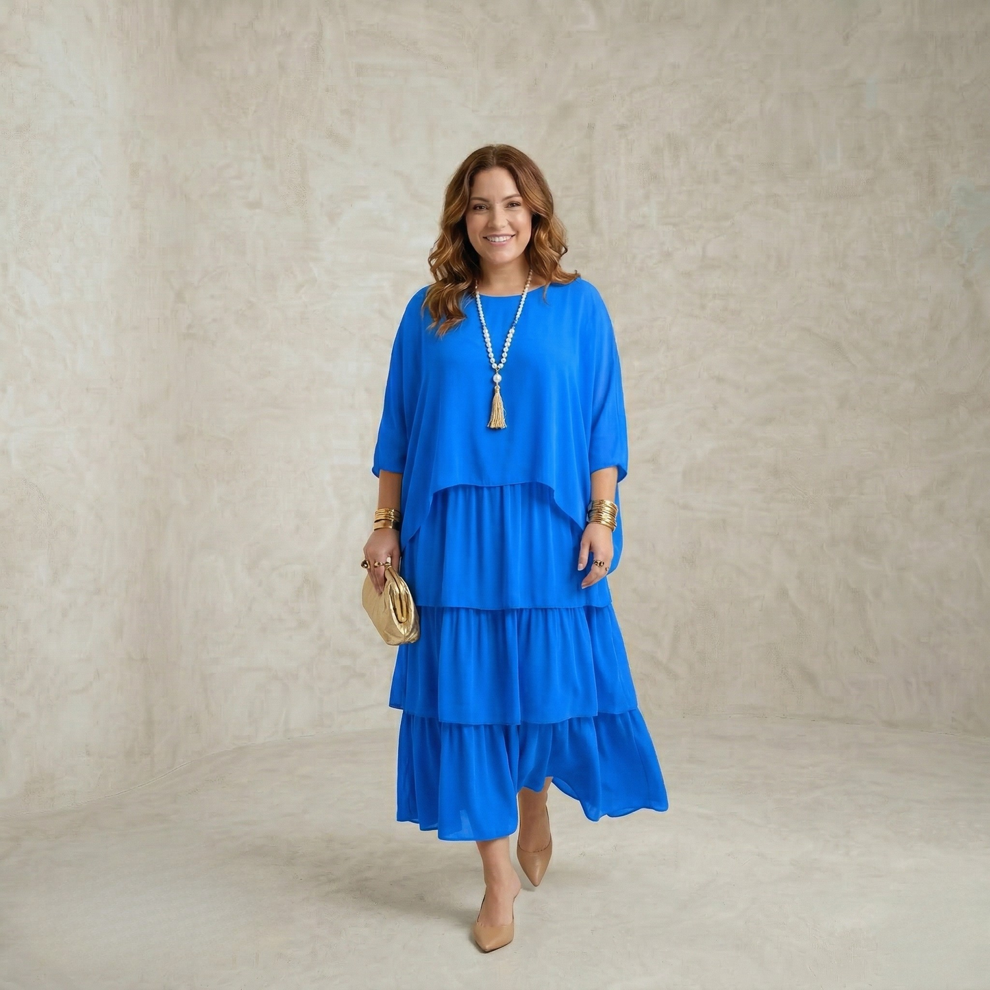 Katrina | Graceful Layered Maxi Dress