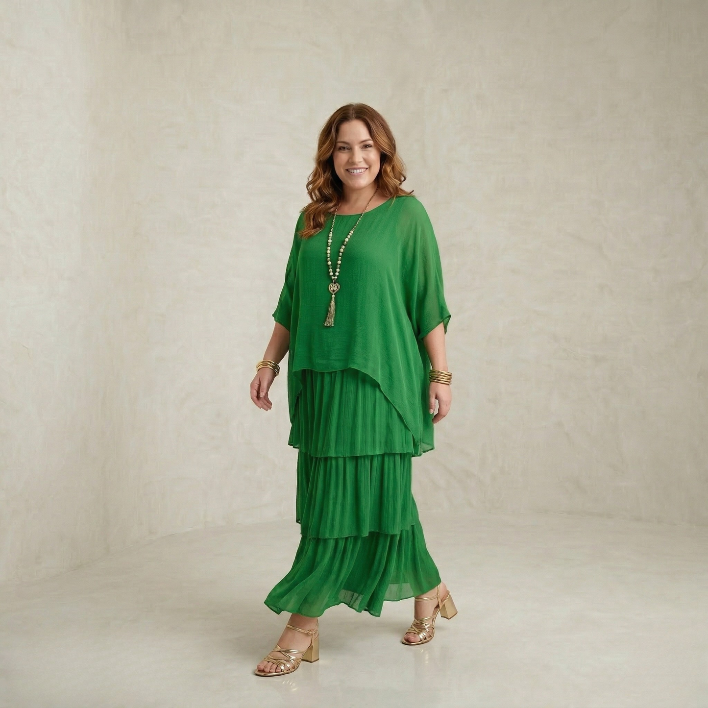 Katrina | Graceful Layered Maxi Dress