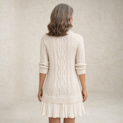 Layla | Cable Knit Sweater Mini Dress