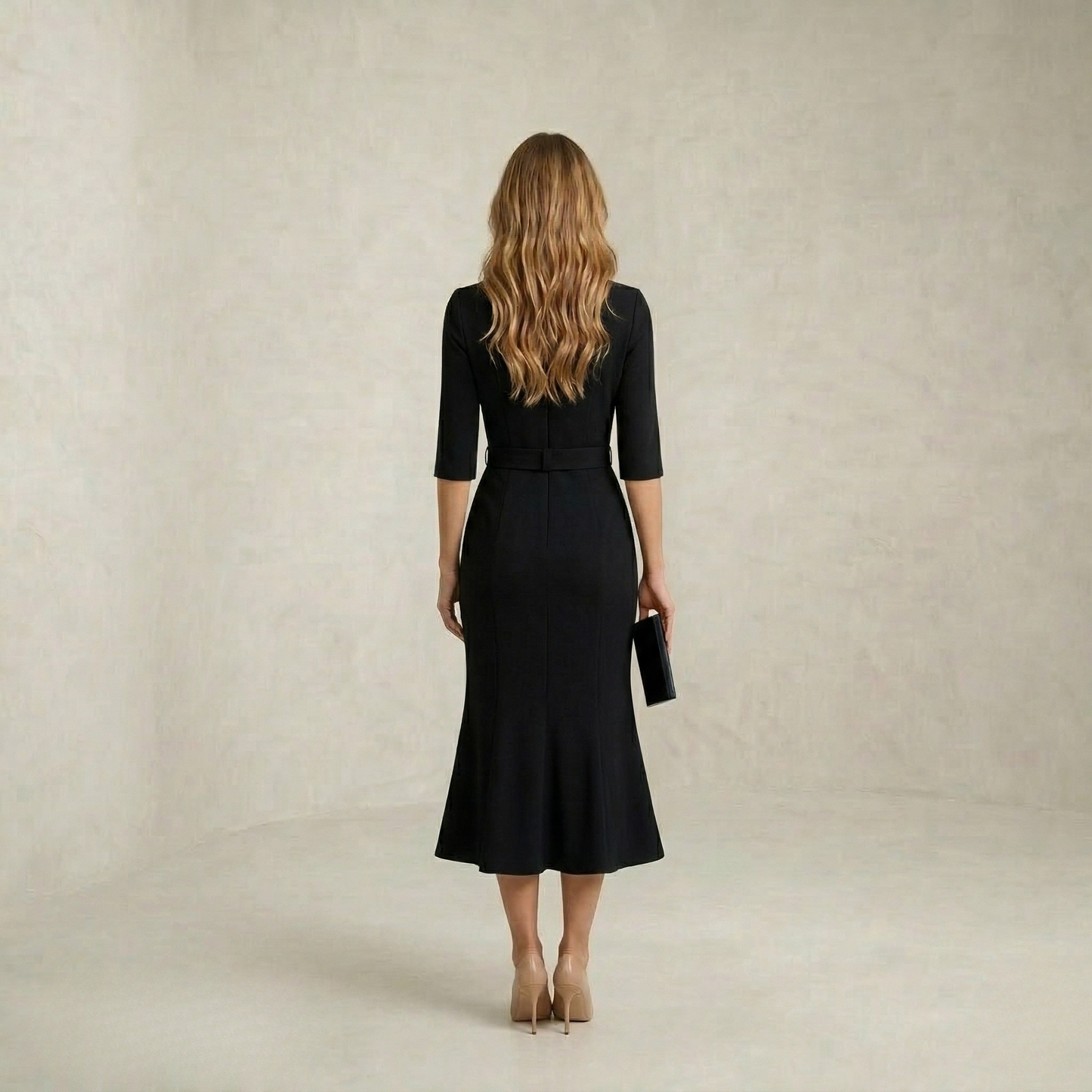 Madison | Timeless Black Midi Dress