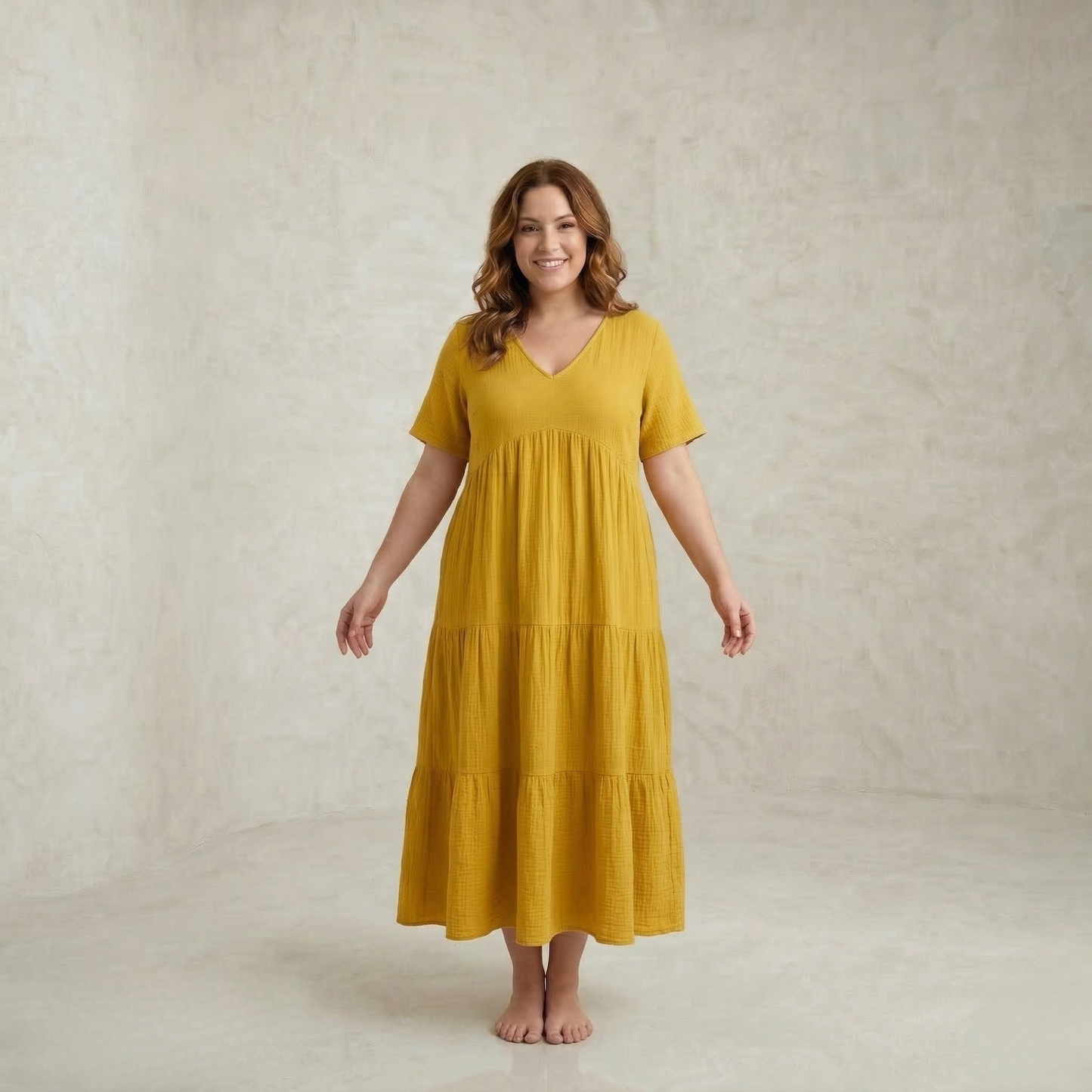 Manon | Soft Ruffled Maxi Dress