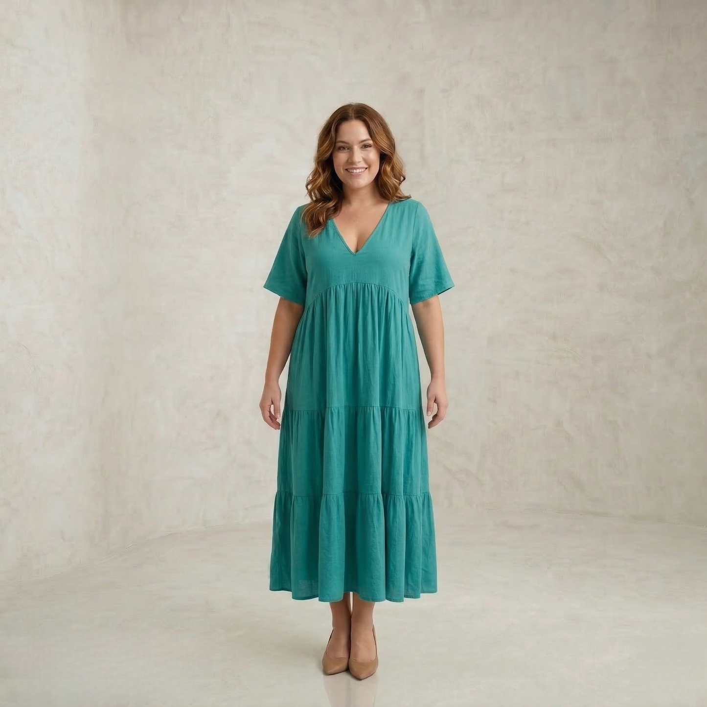 Manon | Soft Ruffled Maxi Dress