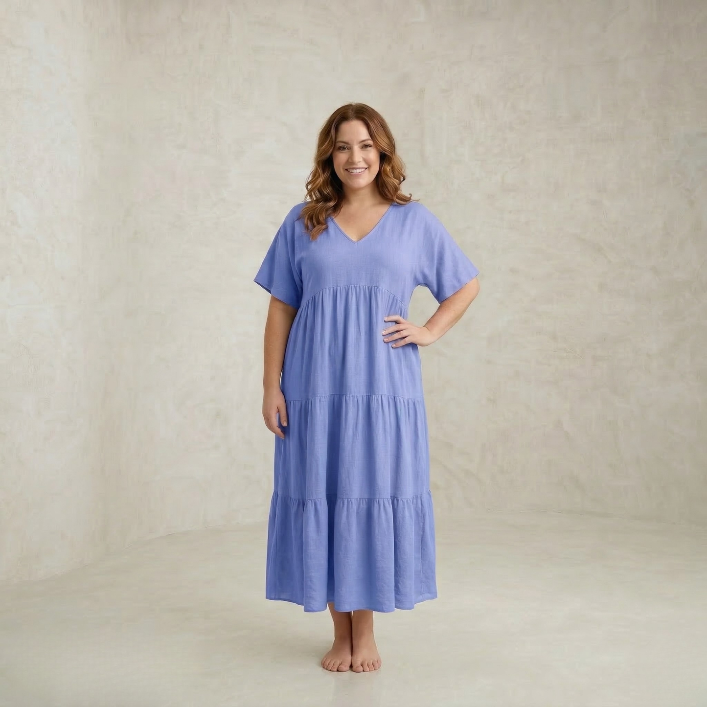 Manon | Soft Ruffled Maxi Dress