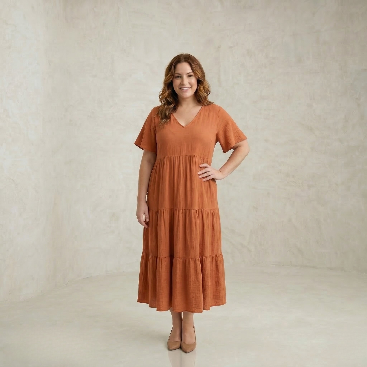 Manon | Soft Ruffled Maxi Dress