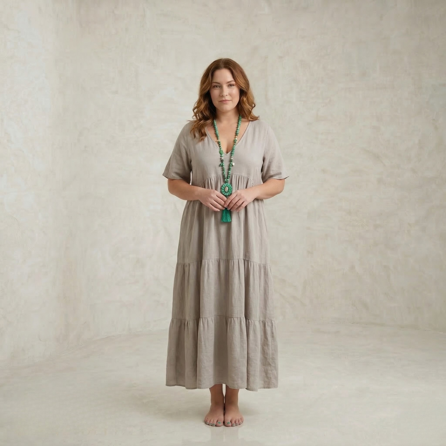 Manon | Soft Ruffled Maxi Dress