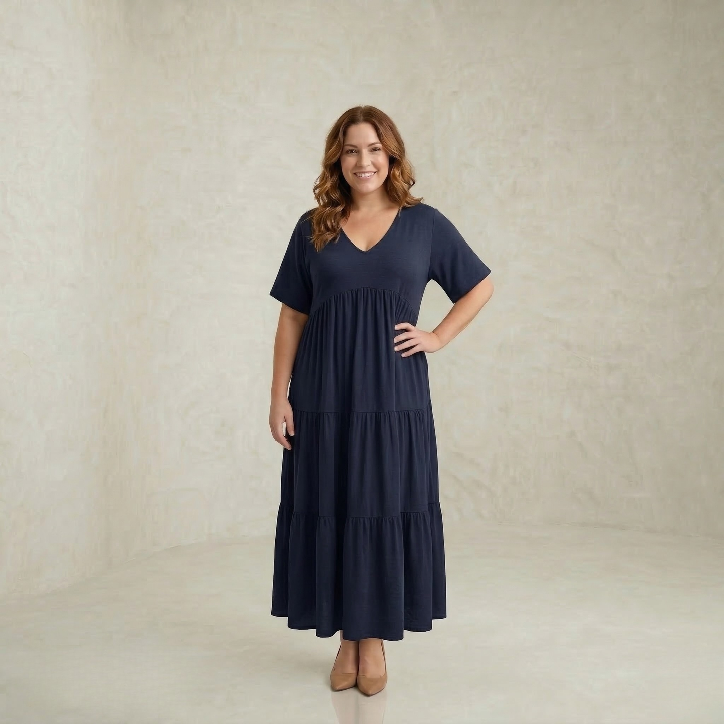 Manon | Soft Ruffled Maxi Dress