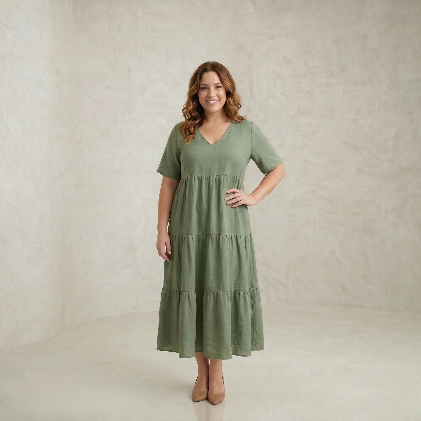 Manon | Soft Ruffled Maxi Dress