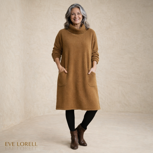 Marina | Turtleneck Pocket Dress