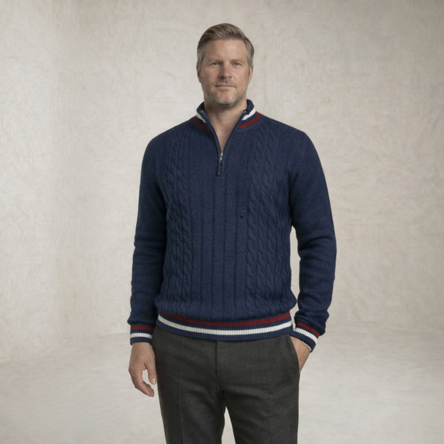 Mason | Textured Pocket Sweater