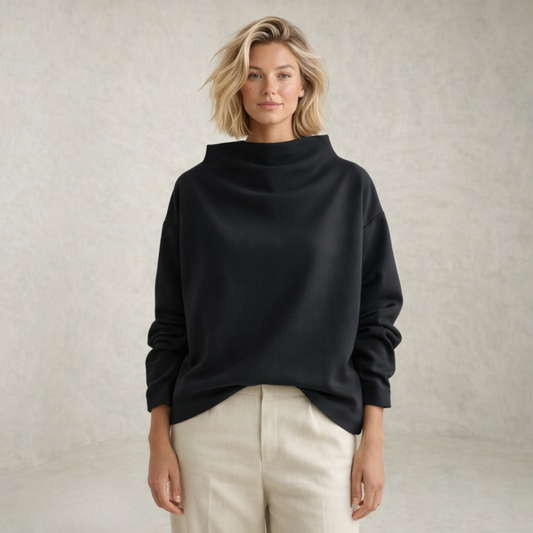 Mila | Minimal High Neck Sweater