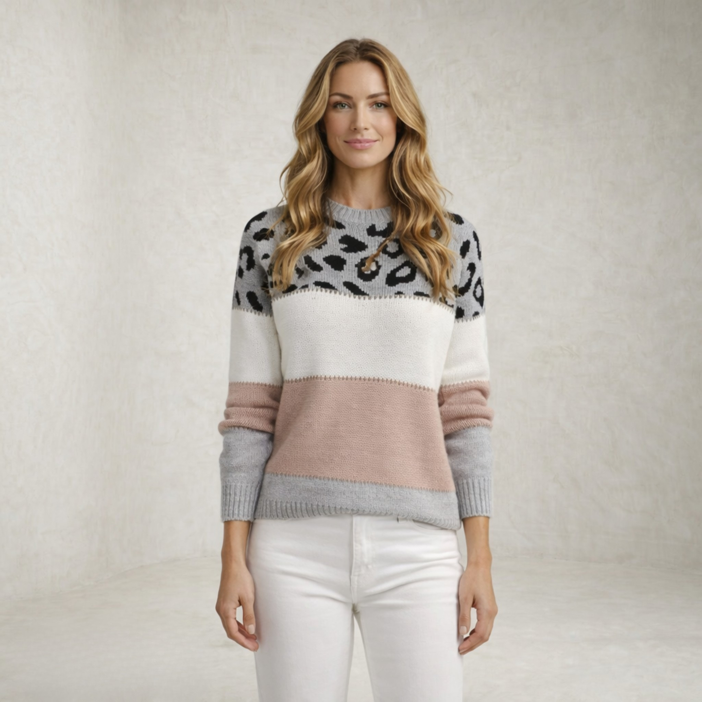 Nora | Animal Pattern Sweater