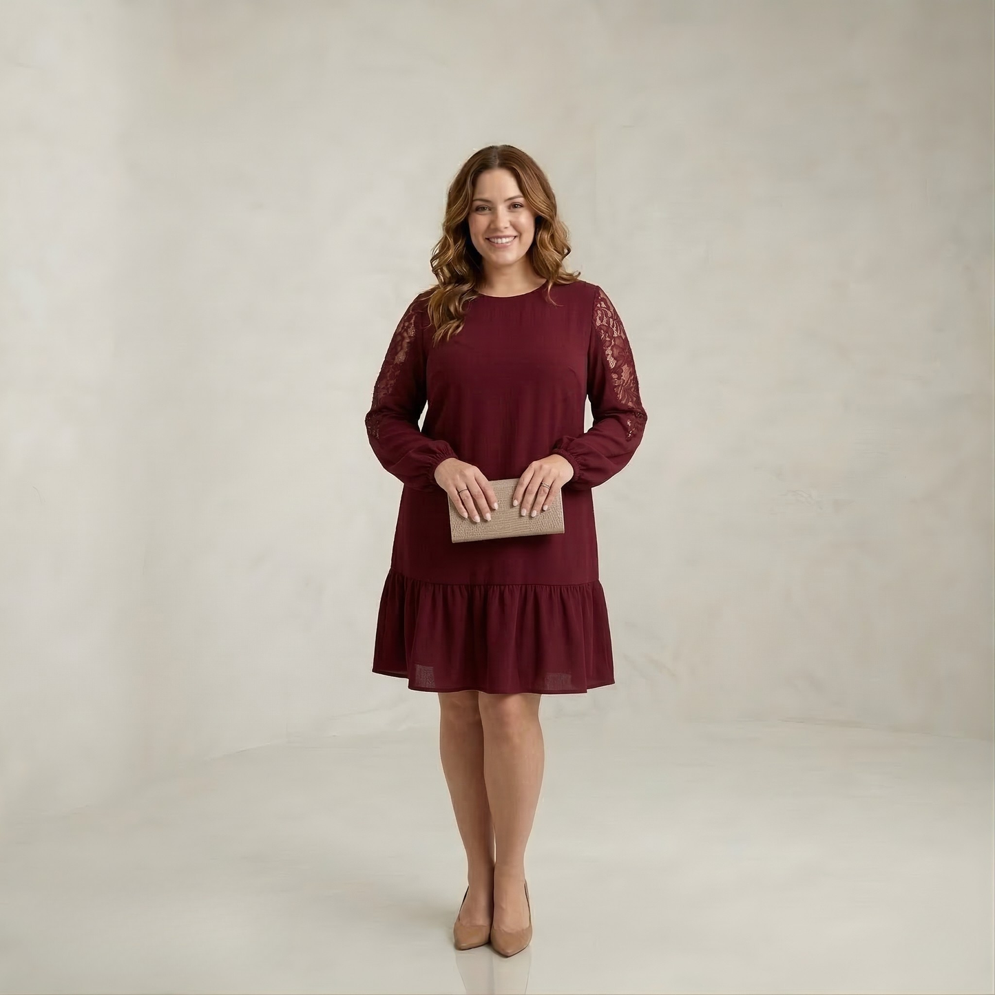 Nova | Midnight Bloom Lace Dress